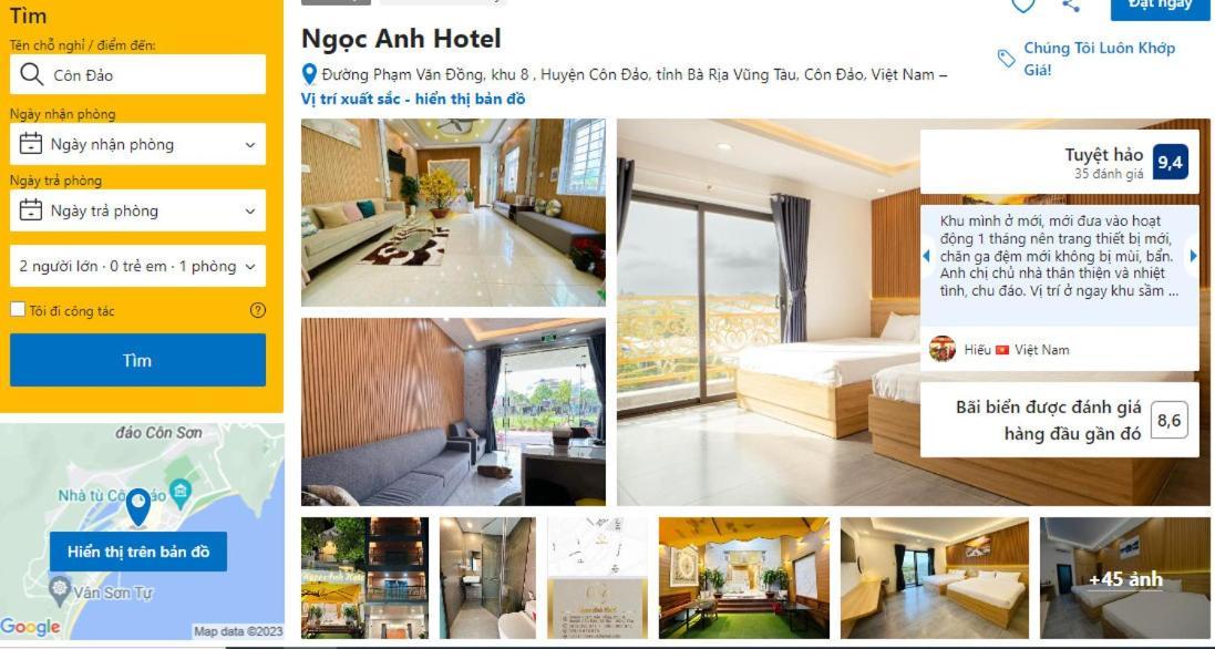 Ngoc Anh Hotel Chi Khu Co Ong Exterior foto